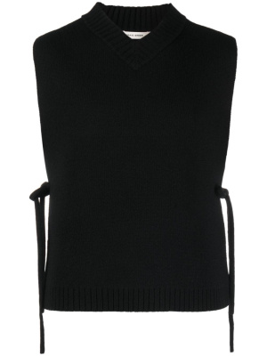 

Lace-up fine-knit vest, Craig Green Lace-up fine-knit vest