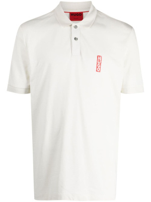 

Logo-print cotton polo shirt, HUGO Logo-print cotton polo shirt