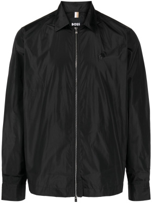

Logo-embroidered zip-up jacket, BOSS Logo-embroidered zip-up jacket