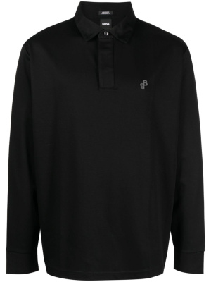 

Logo-embroidered polo shirt, BOSS Logo-embroidered polo shirt