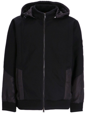 

ZIP-UP HOODIE IN MIXED MATERIALS, BOSS ZIP-UP HOODIE IN MIXED MATERIALS