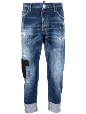 

Patchwork cropped jeans, Dsquared2 Patchwork cropped jeans