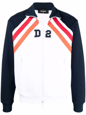

Appliqué-logo zip-up sweatshirt, Dsquared2 Appliqué-logo zip-up sweatshirt
