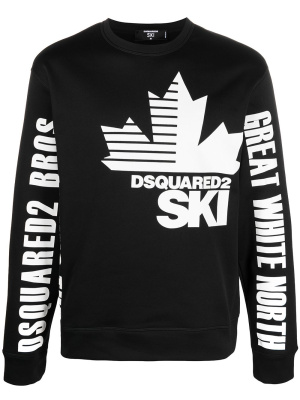 

Ski logo-print sweatshirt, Dsquared2 Ski logo-print sweatshirt