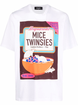 

Mice Twinsies cotton T-shirt, Dsquared2 Mice Twinsies cotton T-shirt