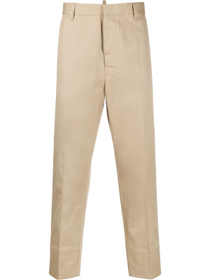 

Cuffed straight-leg chino trousers, Dsquared2 Cuffed straight-leg chino trousers