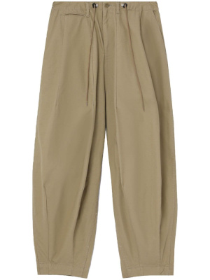 

Drawstring-waist cotton trousers, Needles Drawstring-waist cotton trousers