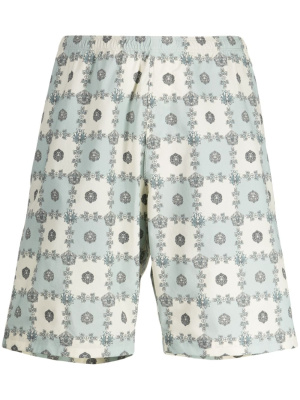 

Monogram-print Bermuda shorts, Needles Monogram-print Bermuda shorts