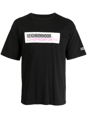 

Logo-print cotton T-shirt, Neighborhood Logo-print cotton T-shirt