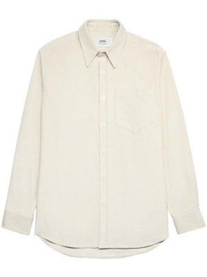 

Long-sleeved shirt jacket, AMI Paris Long-sleeved shirt jacket