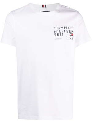 

Logo-print detail T-shirt, Tommy Hilfiger Logo-print detail T-shirt
