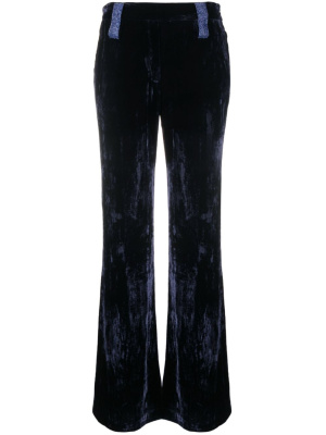 

Flared velvet-effect trousers, Forte Forte Flared velvet-effect trousers