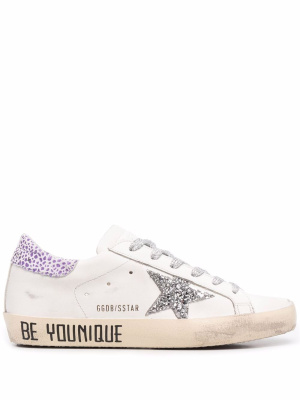 

Super-Star slogan-print sneakers, Golden Goose Super-Star slogan-print sneakers