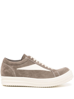 

Panelled lace-up sneakers, Rick Owens Panelled lace-up sneakers