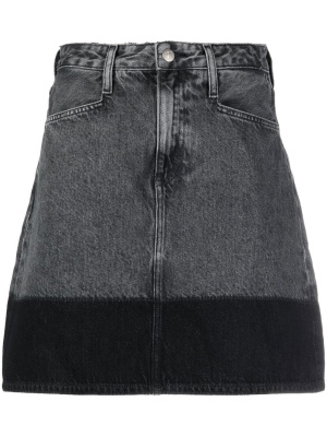 

Two-tone denim mini skirt, Calvin Klein Jeans Two-tone denim mini skirt