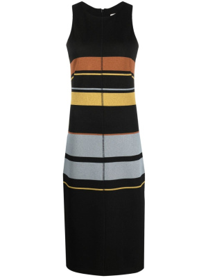 

Striped sleeveless midi dress, Paul Smith Striped sleeveless midi dress
