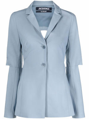 

La Veste Melo open-back jacket, Jacquemus La Veste Melo open-back jacket