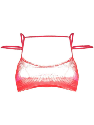 

Sognu sheer bandeau top, Jacquemus Sognu sheer bandeau top