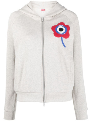 

Logo-print zip-up hoodie, Kenzo Logo-print zip-up hoodie
