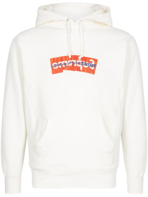 

X Commes Des Garçons logo-print hoodie, Supreme X Commes Des Garçons logo-print hoodie