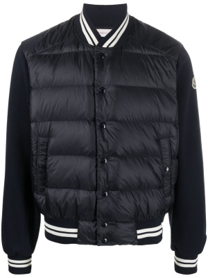 

Logo-patch padded-design jacket, Moncler Logo-patch padded-design jacket