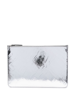 

Four-stitch logo clutch, Maison Margiela Four-stitch logo clutch