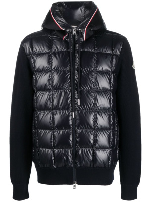 

Logo-patch quilted jacket, Moncler Logo-patch quilted jacket
