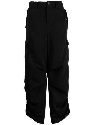 

Tonal wide-leg cargo pants, Black Comme Des Garçons Tonal wide-leg cargo pants