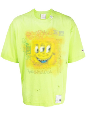 

Graphic-print short-sleeve T-shirt, Maison Mihara Yasuhiro Graphic-print short-sleeve T-shirt