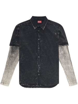 

S-Marl-A layered shirt, Diesel S-Marl-A layered shirt