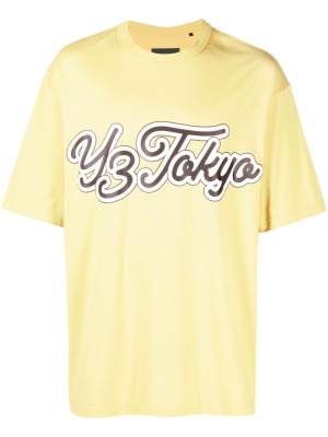 

Logo-print cotton T-shirt, Y-3 Logo-print cotton T-shirt