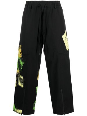 

Wide-leg cotton trousers, Y-3 Wide-leg cotton trousers