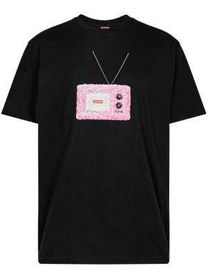 

TV-print cotton T-shirt, Supreme TV-print cotton T-shirt