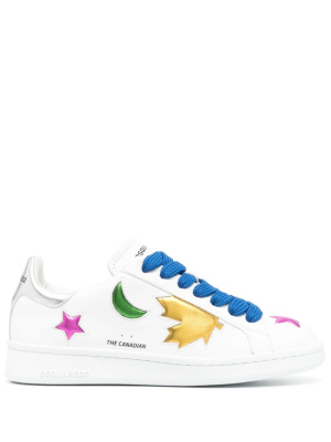 

Multi-panel lace-up sneakers, Dsquared2 Multi-panel lace-up sneakers