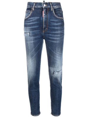 

Distressed-effect cropped jeans, Dsquared2 Distressed-effect cropped jeans