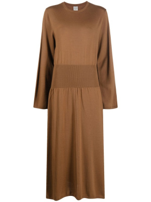 

Long-sleeved wool dress, TOTEME Long-sleeved wool dress
