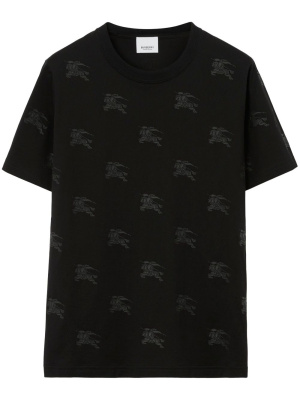 

Equestrian-Knight print cotton T-shirt, Burberry Equestrian-Knight print cotton T-shirt