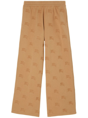

EKD-embroidered cotton track pants, Burberry EKD-embroidered cotton track pants