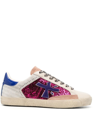 

Appliqué detail low-top sneakers, Premiata Appliqué detail low-top sneakers