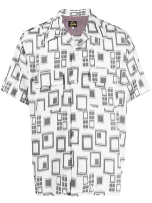 

Geometric-print short-sleeved shirt, Needles Geometric-print short-sleeved shirt