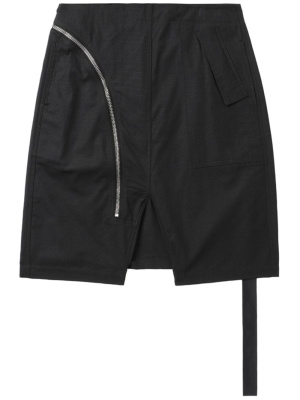 

Strap-detail drop-crotch shorts, Rick Owens DRKSHDW Strap-detail drop-crotch shorts
