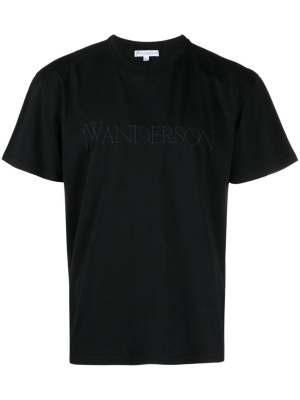 

Logo-embroidered cotton T-shirt, JW Anderson Logo-embroidered cotton T-shirt