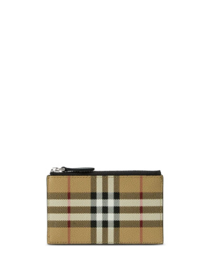 

Vintage Check zip-up cardholder, Burberry Vintage Check zip-up cardholder
