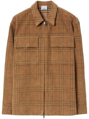 

Checked corduroy overshirt, Burberry Checked corduroy overshirt