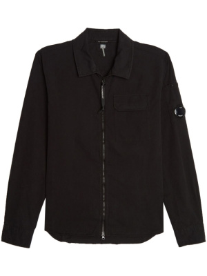 

Lens-detail zip-up shirt jacket, C.P. Company Lens-detail zip-up shirt jacket