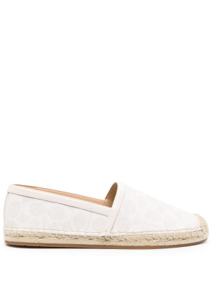 

Collins logo-print espadrilles, Coach Collins logo-print espadrilles