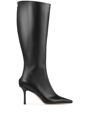 

Agathe 85mm pointed-toe boots, Jimmy Choo Agathe 85mm pointed-toe boots