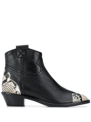 

Snake effect leather ankle boots, See by Chloé Snake effect leather ankle boots