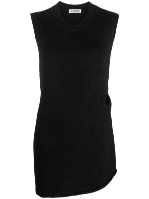 

Asymmetric knitted vest, Jil Sander Asymmetric knitted vest
