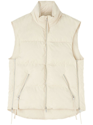 

High-neck padded gilet, Jil Sander High-neck padded gilet